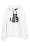 Hugo Boss Boss X Nfl Touchback Graphic Hoodie In Las Vegas Raiders White