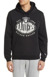 Hugo Boss Boss X Nfl Cotton-blend Hoodie With Collaborative Branding In Raiders
