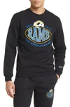 Hugo Boss X Nfl Los Angeles Rams Crewneck Sweatshirt In Black