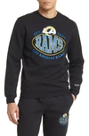 Hugo Boss X Nfl Los Angeles Rams Crewneck Sweatshirt In Los Angeles Rams Black