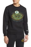 Hugo Boss Boss X Nfl Crewneck Sweatshirt In Green Bay Packers Black