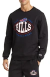 Hugo Boss Boss X Nfl Crewneck Sweatshirt In Buffalo Bills Black