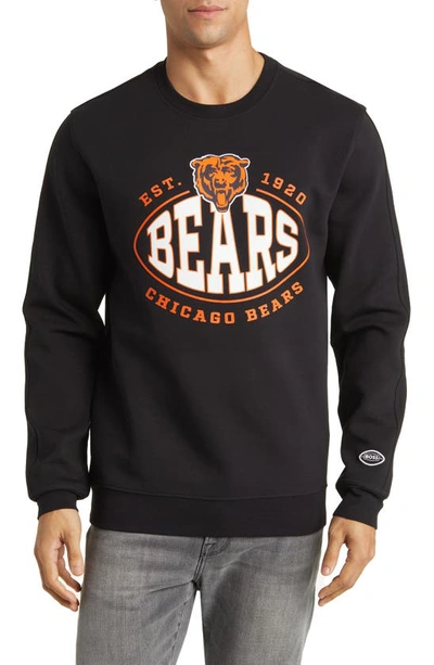 Hugo Boss Boss X Nfl Crewneck Sweatshirt In Chicago Bears Black