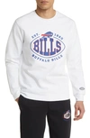 Hugo Boss Boss X Nfl Crewneck Sweatshirt In Buffalo Bills White