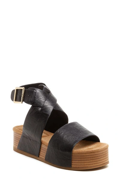 Kelsi Dagger Brooklyn Dune Platform Sandals In Black