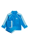 ADIDAS ORIGINALS KIDS' ADIcolour SST RECYCLED POLYESTER TRACK JACKET & trousers SET