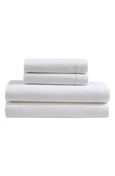 CALVIN KLEIN WASHED 200 THREAD COUNT PERCALE SHEET SET