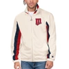 Starter Cream Minnesota Twins Rebound Cooperstown Collection Full-zip Track Jacket In Cream