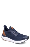 Johnston & Murphy Men's Miles Knit Lace-up Sneakers In Navy Knit