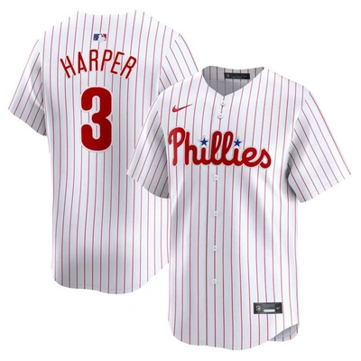 Nike Bryce Harper Philadelphia Phillies  Men's Dri-fit Adv Mlb Limited Jersey In White