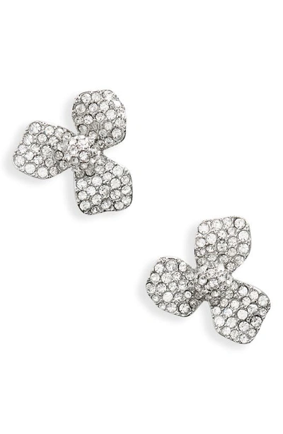 Lele Sadoughi Trillium Stud Earrings In Crystal