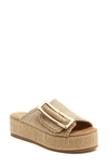 Kelsi Dagger Brooklyn Dover Platform Sandals In Beige