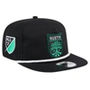 New Era Black Austin Fc The Golfer Kickoff Collection Adjustable Hat In Black