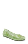 JEFFREY CAMPBELL BALANCED CLEAR FLAT