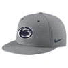 NIKE NIKE GRAY PENN STATE NITTANY LIONS USA SIDE PATCH TRUE AEROBILL PERFORMANCE FITTED HAT