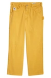 Bode Yellow Knolly Brook Trousers In Yellow