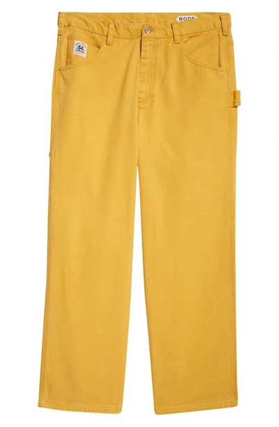 Bode Yellow Knolly Brook Trousers In Yellw