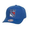 Mitchell & Ness Men's  Blue New York Rangers Team Ground Pro Adjustable Hat In Blue
