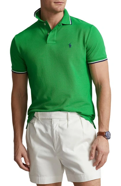 Polo Ralph Lauren Men's Cotton Polo Shirt In Preppy Green
