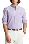 Polo Ralph Lauren Classic Fit Gingham Oxford Shirt In Plum