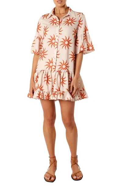 Petal And Pup Ren Mini Shirtdress In Soleil