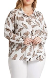 Nydj Modern Blouse In Lotusland