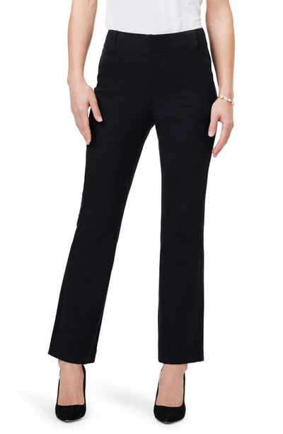 Nic + Zoe Nic & Zoe Copley Straight Bi-stretch Pant In Black Onyx