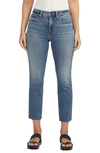 SILVER JEANS CO. SILVER JEANS CO. MOST WANTED STRAIGHT LEG CROP JEANS