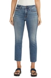 Silver Jeans Co. Women's Most Wanted Mid Rise Straight Jeans In Indigo