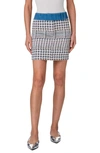 AKRIS PUNTO HOUNDSTOOTH JACQUARD SKIRT