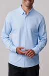 Rhone Commuter Slim Fit Performance Button-up Shirt In Business Blue