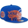 NEW ERA NEW ERA  BLUE NEW YORK KNICKS GAME DAY HOLLOW LOGO MASHUP 59FIFTY FITTED HAT