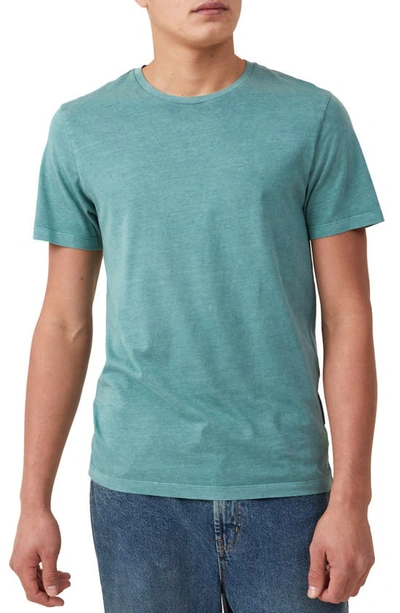 Cotton On Men's Regular Fit Crew T-shirt In Faded Teal