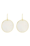ARGENTO VIVO STERLING SILVER ARGENTO VIVO STERLING SILVER MOTHER OF PEARL SHELL DROP EARRINGS