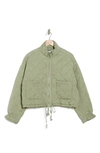 BLANKNYC CROPPED QUILTED JACKET