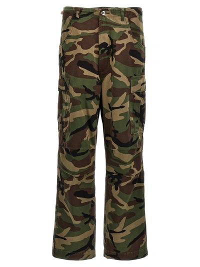 1989 Studio Camouflage Pants In Green