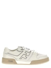 Fendi Leather Sneakers With Ff Lateral Logo
