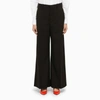 MARNI MARNI BLACK WOOL PALAZZO TROUSERS WOMEN