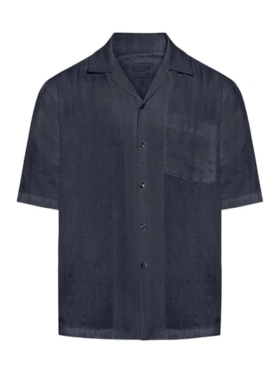 120% Lino Shirt In Blue