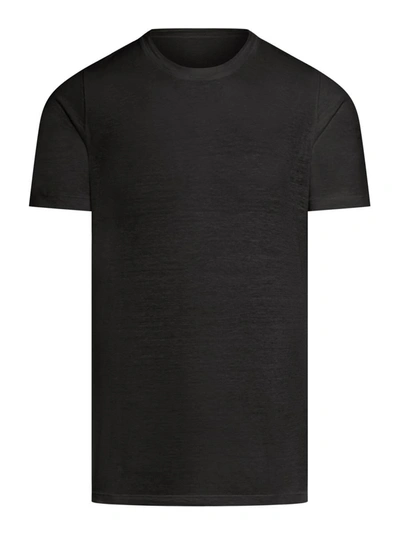 120% Lino T-shirts In Black