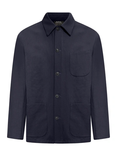 Apc A.p.c. Jacket In Blue