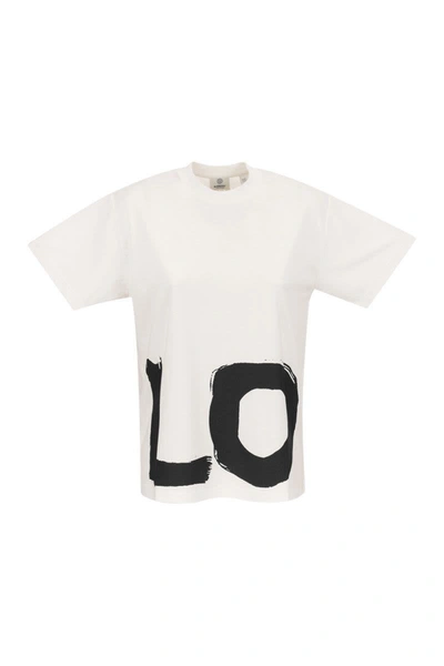 Burberry Love Graphic Tee In White