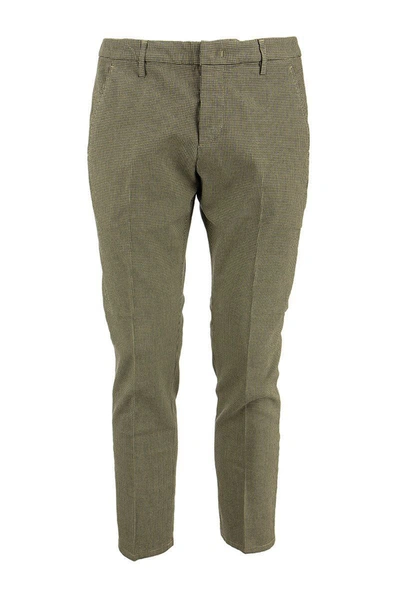 Dondup Fitted Classic Trousers In Sand
