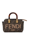 Fendi By The Way Mini Tote Bag In Brown