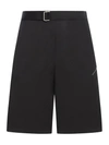 Oamc Shorts In Black Cotton In Black