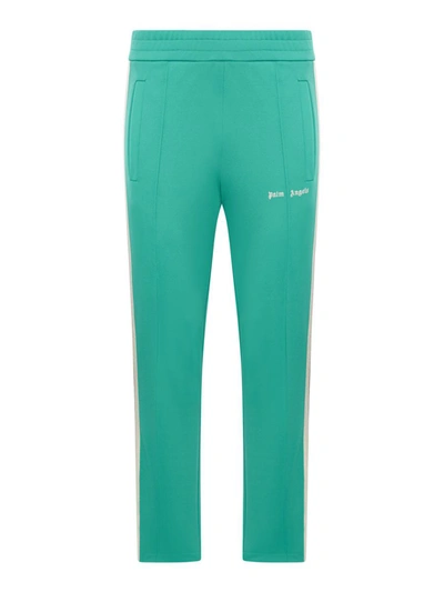 Palm Angels Classic Logo Track Pants In Green