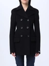 Sportmax Coat  Woman Color Black