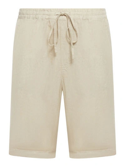 120% Lino Bermuda Shorts In Nude & Neutrals