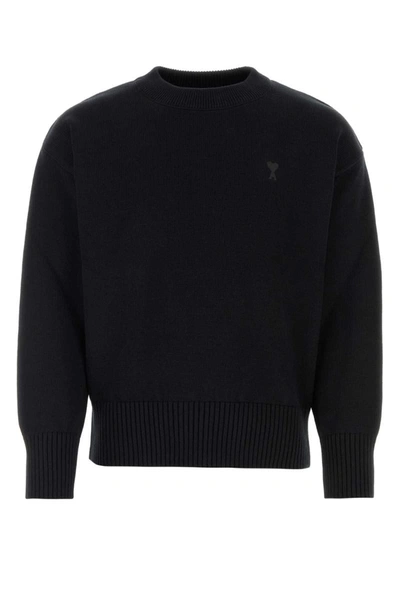 Ami Alexandre Mattiussi Ami Knitwear In Black