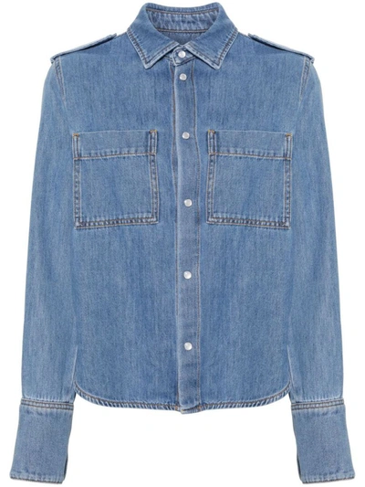 Darkpark Blue Glenn Denim Shirt In W